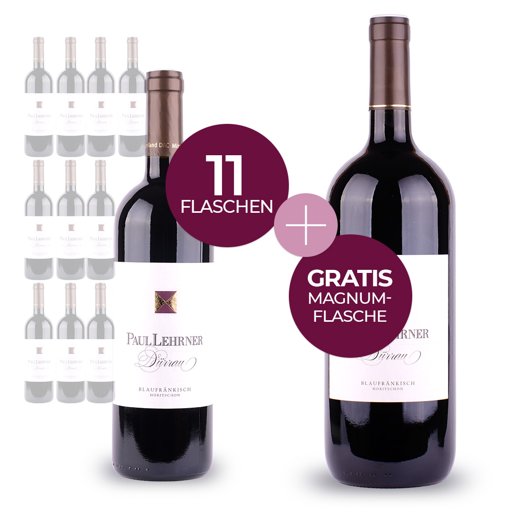 Aktion: Dürrau 2017 11 Flaschen + Magnumflasche (2017) gratis